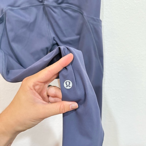 Lululemon Fast And Free 24” High Rise Tight Blue Women’s Size 2 - Picture 3 of 7